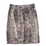 Equestrian Snakeskin Horseback Riding Pencil Skirt Size Small Black Photo 2