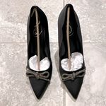 Sam Edelman  Deela Evening Bow Pump in Black Satin, Size 11 New in Box w/Dust Bag Photo 11