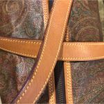 ETRO Milano Red Paisley Weekend Travel Shoulder Bag 46 Photo 6