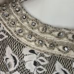 ZARA  embroidered embellishment fit and flare dress Photo 2
