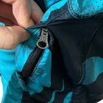 Lululemon Pack It Vest Back Spin Stroke Peacock Blue Black Hooded Women’s Size 4 Photo 4