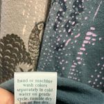 Blue Fish Tee Oversized The Line T Boxy One Size Fits Most EUC Kantha Lagenlook Tan Photo 6