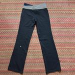 Lululemon VTG BLACK WIDE LEG NAVY WRAP WAIST YOGA PANTS Photo 3