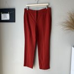 Rosetta Getty Trouser Red Cropped Tapered High Rise Dress Pants Size 10 Photo 3