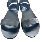 Alexander Wang  Alec Ankle Cuff Black Leather flat sandals 39.5 US 8.5 Photo 2