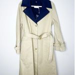 Tory Burch Womens Ashby Trench Coat Belted Removable Collar Safari Sand XL NEW Photo 2