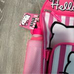 NWT Hello Kitty Backpack 5 Pcs Lunch Bag Carabiner Water Bottle Key Chain Sanrio Pink Photo 3