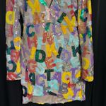 Unbranded Colorful Sequined Alphabet Letters Formal Ladies Party Dress size L Yellow Size L Photo 3