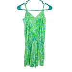 Lilly Pulitzer  size‎ XXS green blue white sleeveless romper Photo 1