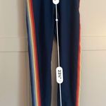 Spiritual Gangster  Blue Rainbow Leggings Size Small Photo 4