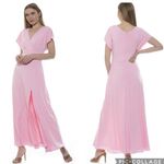 Alexia Admor  Brielle Surplice Jersey Knit Maxi Dress Pink M Photo 2