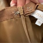 Olivaceous Faux Leather Mini Skirt – Camel Tan Utility Pockets, Size Small Photo 5