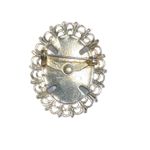 Brooch / Cameo / Gold tone / Signed Coro / Vintage / Antique Photo 1