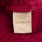 Free People All Mine Raspberry Red Oversized Alpaca Blend Sweater Womens Size XS Photo 7
