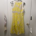 Yellow and beige gorgeous floral dress with slip liner Photo 2