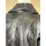 Vintage Maxam Women’s Black Lambskin Leather Jacket Italian Mosaic Size M NWT Size M Photo 5