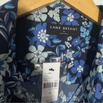 Lane Bryant NWT Long-Sleeve Belted Midi Shirt Dress In Navy Blue Size 22 Photo 9