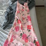 Von Maur  Pink Floral Midi Dress Photo 0