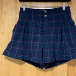 American Eagle  Outfitters High-Waisted Plaid Shorts - Size 8 Photo 0