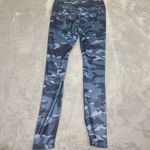 Nike  Women's Dry-Fit One‎ Mid-Rise Training Leggings Tight Blue Camo Small Photo 6
