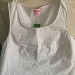 Lilly Pulitzer Daisy Eyelet Resort White Tank Top Photo 0
