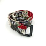 Patchwork Fabric Belt Rustic Bee Embroidery Whimsical Green Photo 10