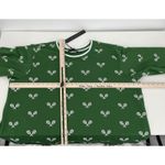 Jane + Delancey Green Tennis Racket Print Sweatshirt Women's Plus Size 2X Photo 6