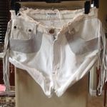 One Teaspoon White Fringe  Shorts Photo 0