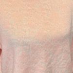 Vintage Pink Cropped High Neck Sweater Snowflake Design Size M Photo 2
