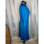 dress stretch knit boat neck blue Size M Photo 7