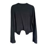 INC International Concepts Women’s Sz L Black Long Sleeve Military Cardigan Size L Photo 5