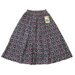 NWT Birds of Paradis by Trovata Flora Skirt in Navy Floral A Photo 4