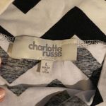 Charlotte Russe Bodycon chevron print black and white Mini skirt Photo 1