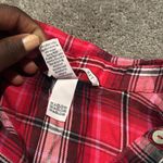 Victoria's Secret  Plaid Night Shirt Pajama Set SIZE L/M Photo 3