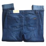 Michael Kors Micheal Kors Izzy Skinny Jewel Cuffed Jeans, Blue, 6 Photo 3