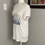 Life is Good  Women's White and Blue Graphic Tee beach vacation tropical Fitted Photo 2