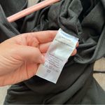 Quince‎ black French terry jumpsuit cropped Photo 6