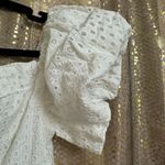 True Decadence White Broderie Bardot Eylet Boho Maxi Dress Size 12 NWT Photo 4