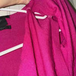 Armani Exchange Woman’s 100% Merino Wool Wrap Sweater Cardigan Pink Sz XS Photo 7