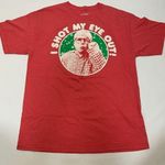 A Christmas Story "I shot my eye out!" T Shirt Red Size L Photo 0