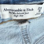 Abercrombie & Fitch Abercrombie Fitch 90s Relaxed Jean High Rise Light Wash Denim Womens 29/ 8 Short Photo 5
