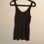 Amomento Taupe Nylon Mini Dress In Brown Photo 3