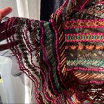 Anthropologie Maeve Black Sheer Ruffle Embroidery Stripes Top Blouse Small Photo 6