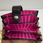 Victoria's Secret Black and Pink Card Holder with Gold Wristlet Photo 4