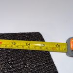 Apt. 9  Metallic Dark Gray Open Knit Cardigan Women’s Size L Half Sleeve Sweater Photo 8