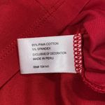 Lady Hagen  hydro-dri medium women’s red and houndstooth lined v neck polo golf t Photo 9