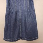 Madewell  Dress Denim Darted Mini Zip-Front Short Sleeve Size 0 Puff Sleeve Women Photo 13