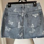 PacSun  new with tags butterfly denim jean skirt in a size 26 Photo 10