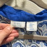 Sigrid Olsen Blue Patterned Women's Top Photo 1