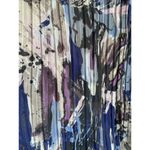 Ny Collection  Womens 2X Sheer Button Front Blouse Artsy Pleat‎ Photo 2